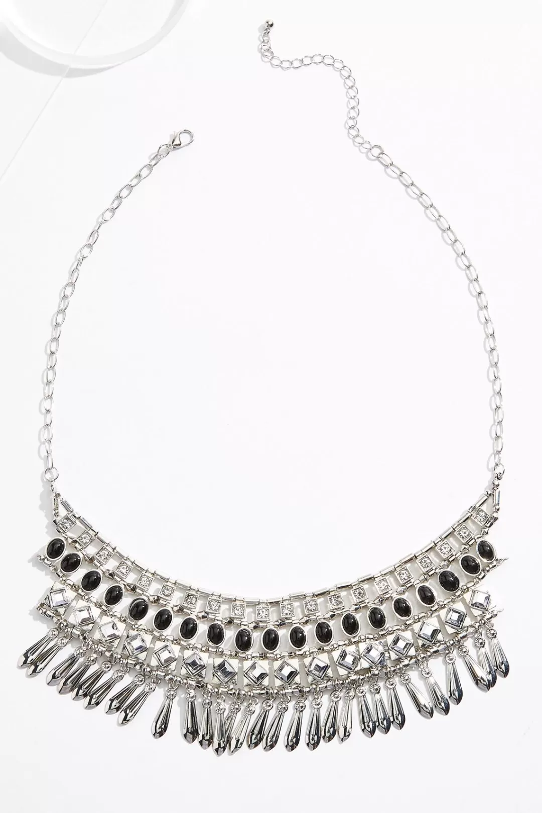 Cato Necklaces | Western Silver Bib Necklace