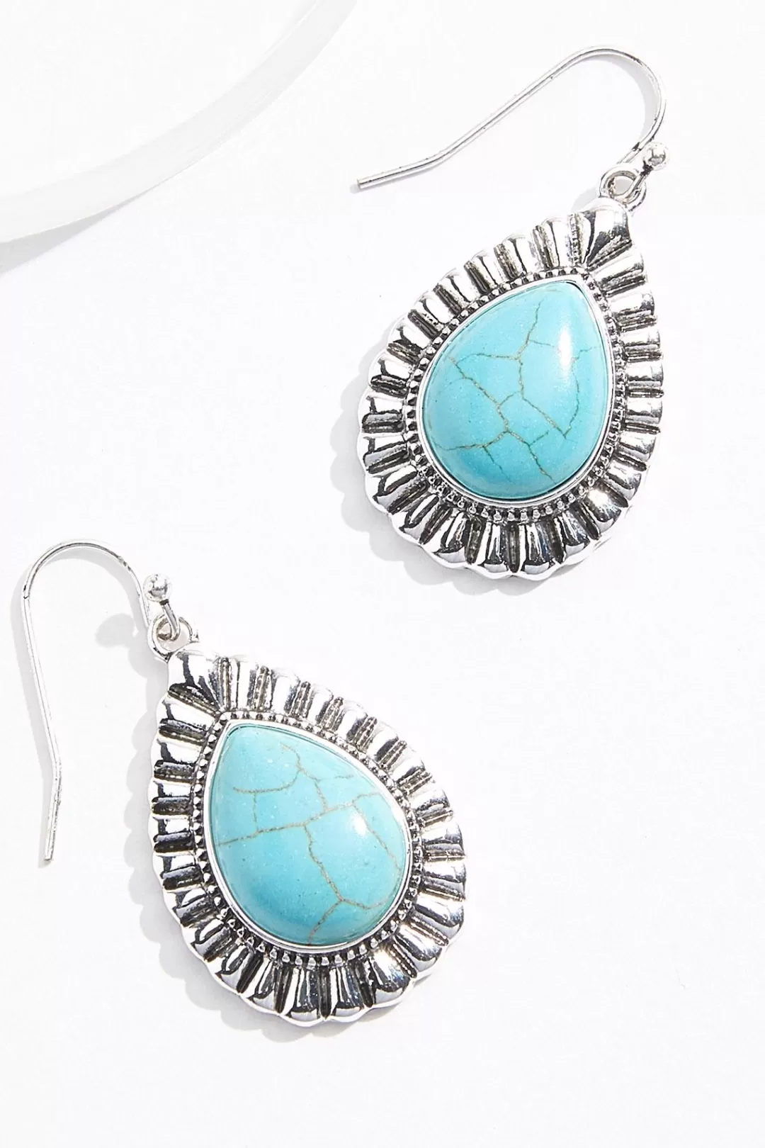 Cato Earrings | Western Tear Turquoise Earrings