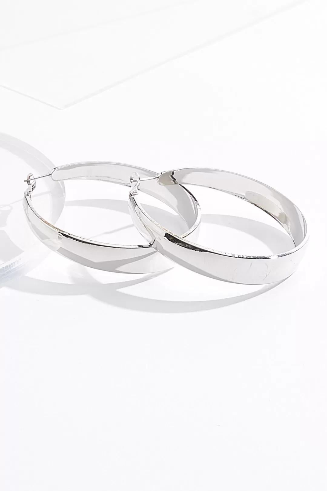 Cato Earrings | Wide Circle Hoop Earrings