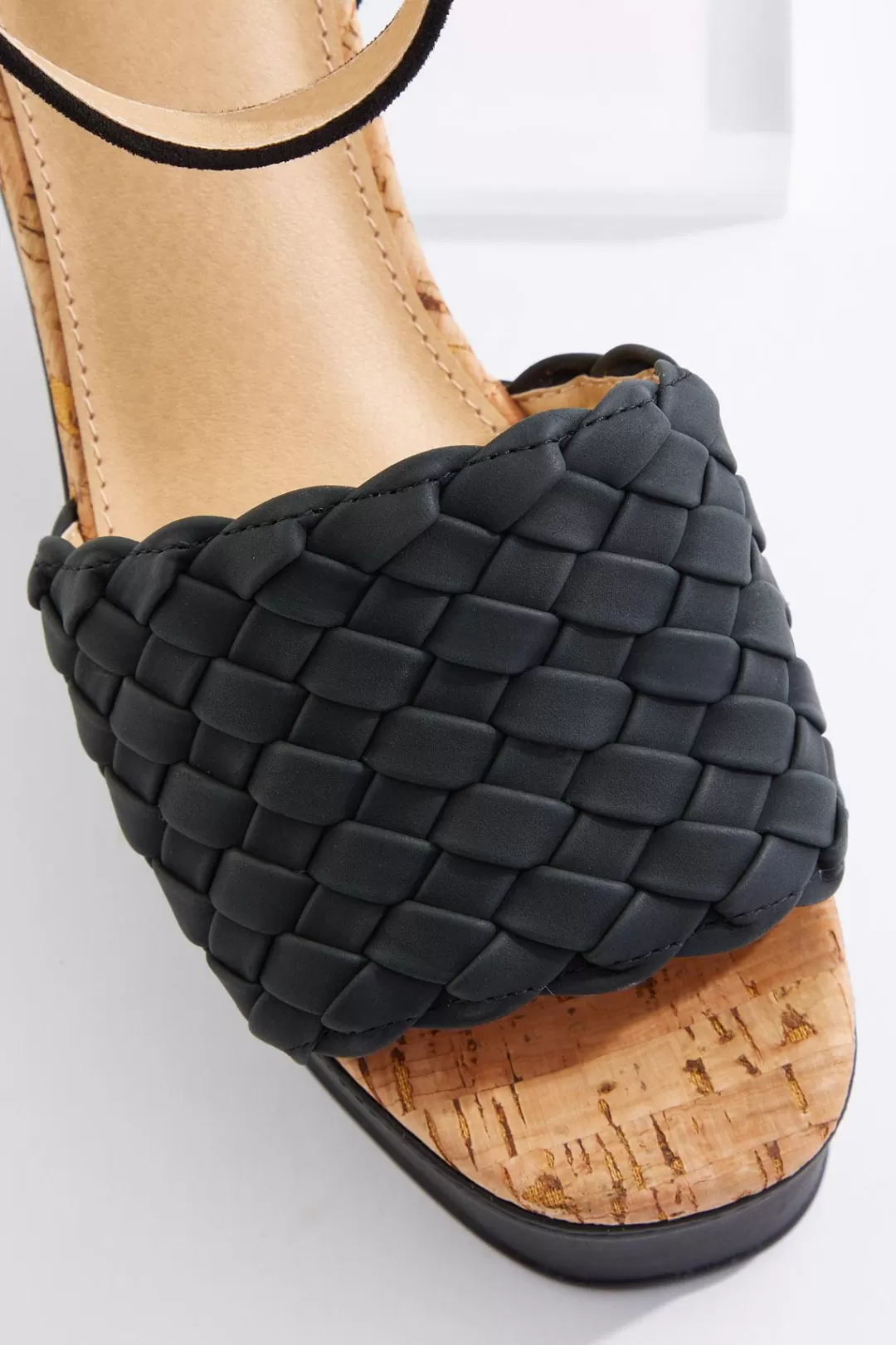 Cato Sandals | Woven Vamp Platform Wedges