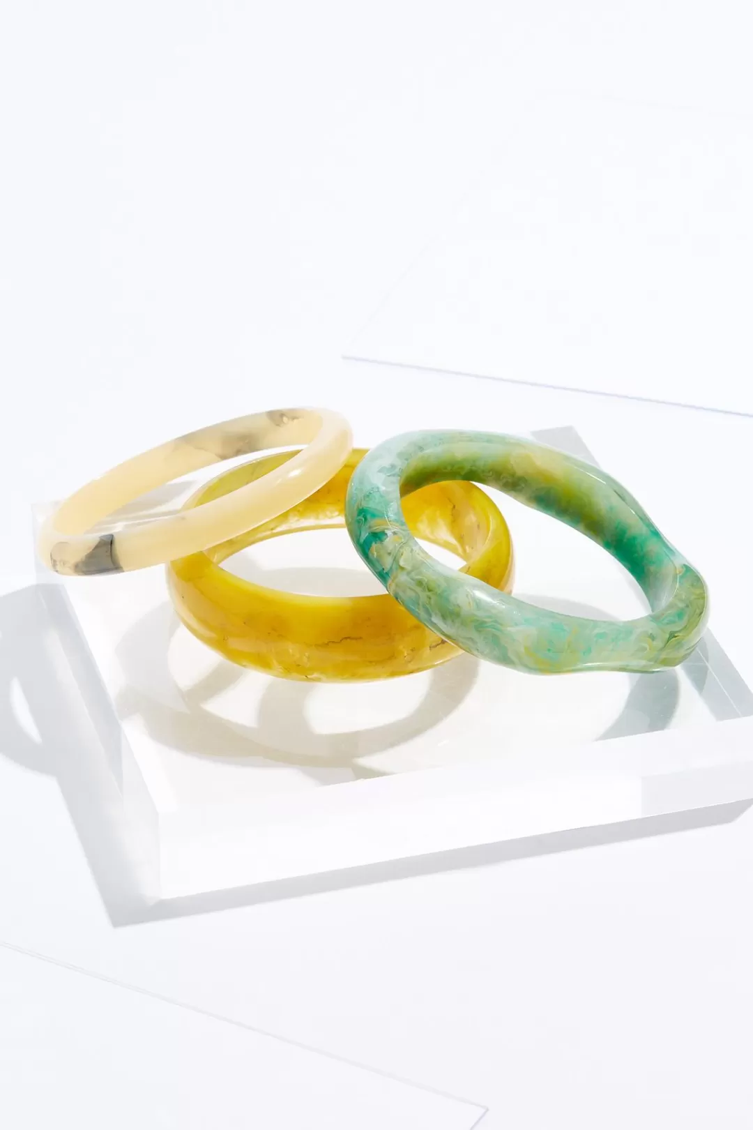 Cato Bracelets | Xl Lucite Bangle Bracelet Set